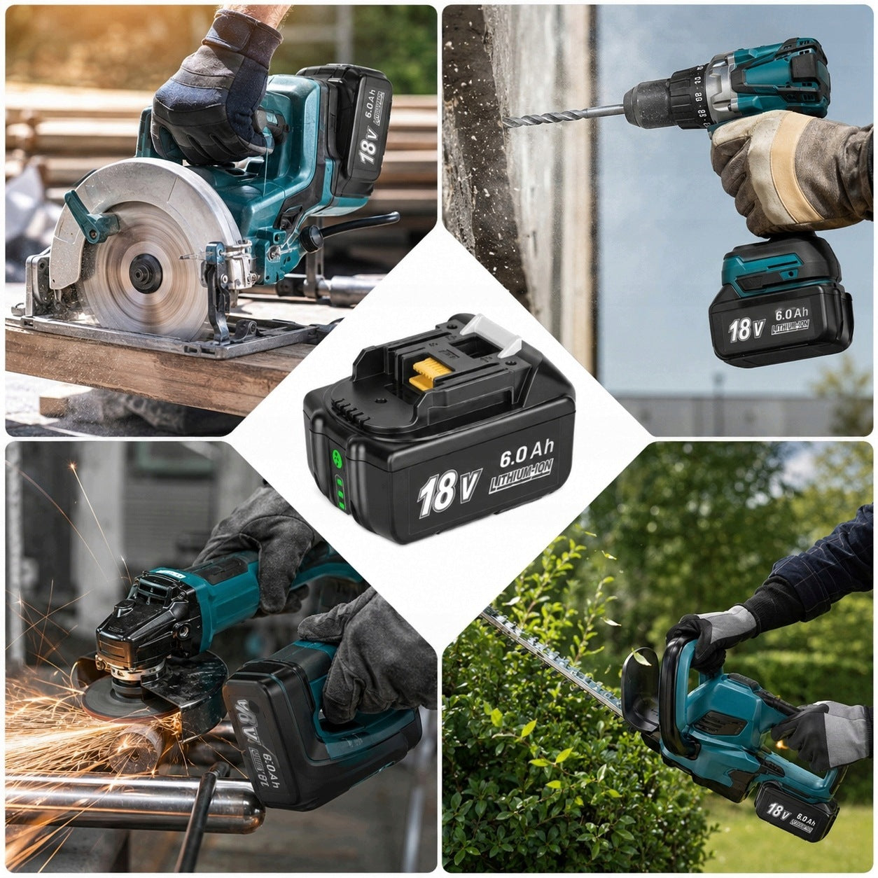 Compatible with Makita BL1860 18V 6.0Ah Brand SWAREY