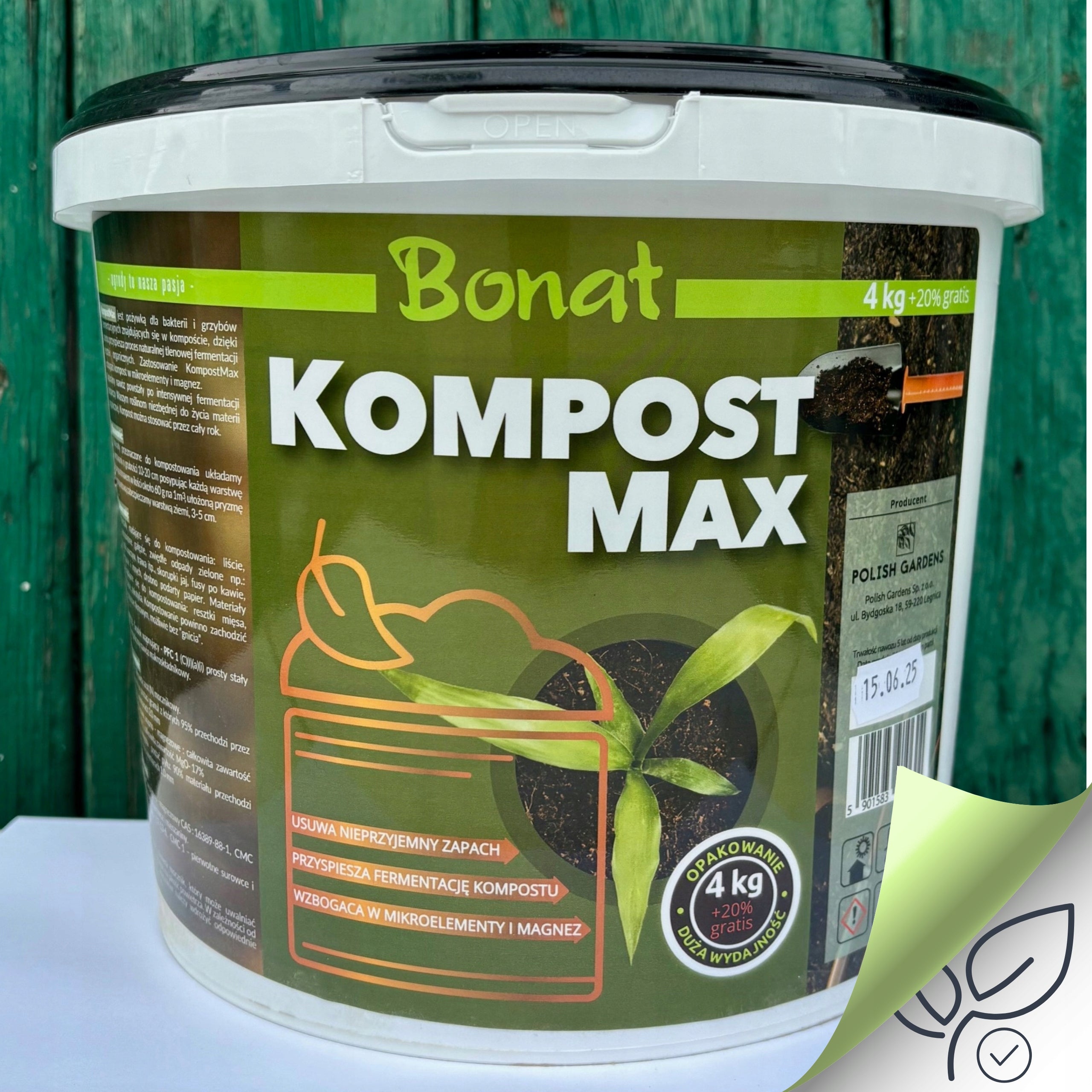 Compost Activator Composter 4,8 kg preparation for composter Kompostmax Manufacturer code Kompostowanie własny nawóz kompostownik