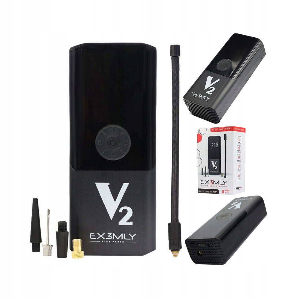 Compressor bicycle pump ELECTRIC for scooter bike EX3MLY V2 4500mAh Manufacturer code V2