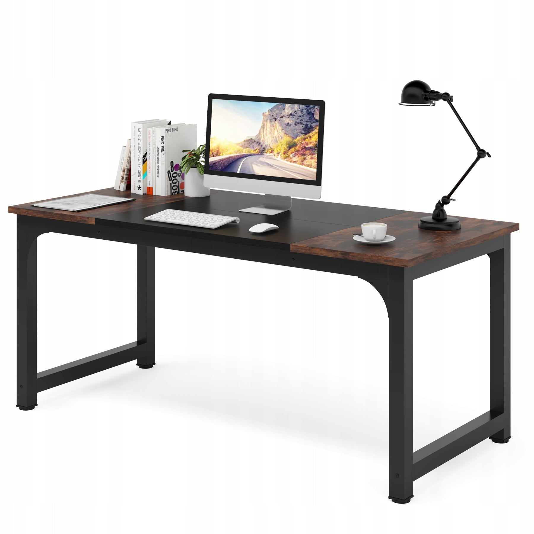 Computer Desk Industrial LOFT Gaming Large 75 x 160 x 80 cm
