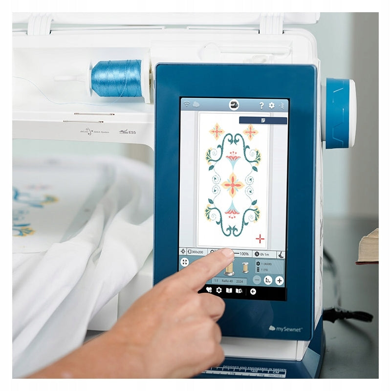Computer controlled machine, HUSQVARNA VIKING DESIGNER SAPPHIRE 85 Manufacturer code DESIGNER SAPPHIRE 85 SET