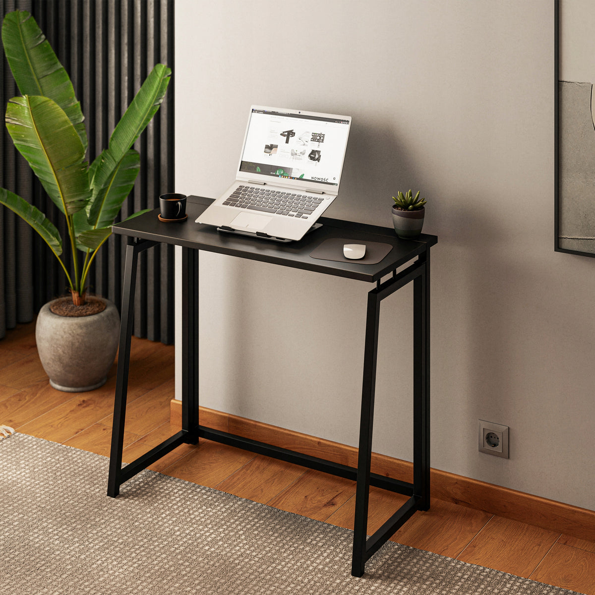 Computer desk Mark Adler SMALL 80x40 cm LOFT black LIGHT Furniture color black
