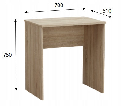 Computer desk gaming rectangular table for office room 70 cm sonom EAN (GTIN) 5905476880499