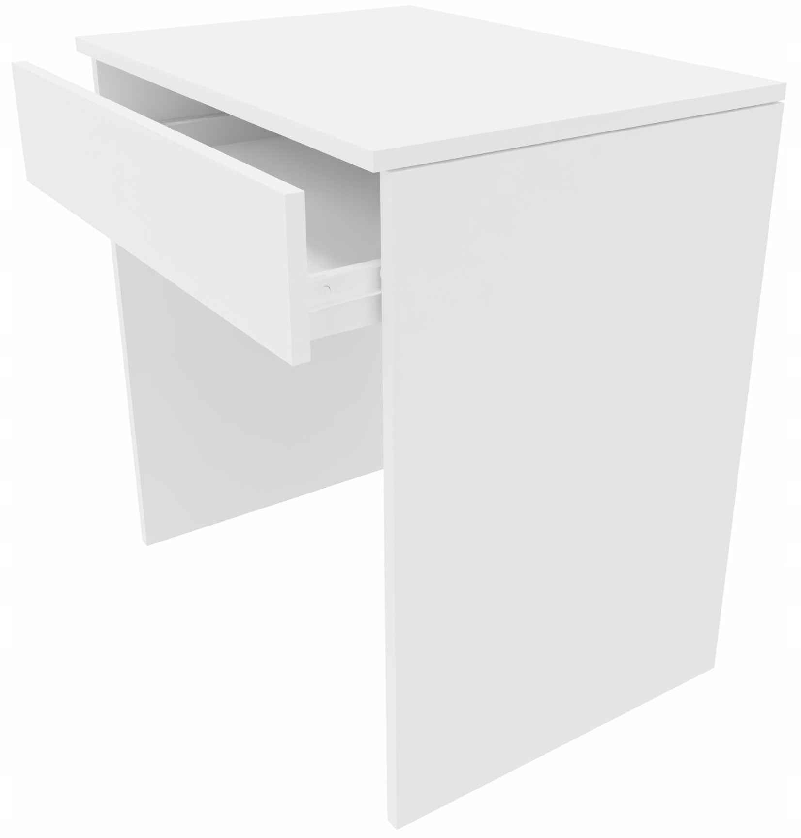 Computer desk with drawer rectangular gaming table 70 cm white mat EAN (GTIN) 5905476881625