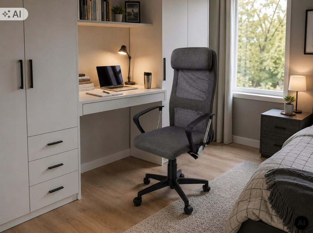 Computer office chair for work home office MARCO grey graphite Manufacturer code MARCO szary do biurka markus ergonomicz