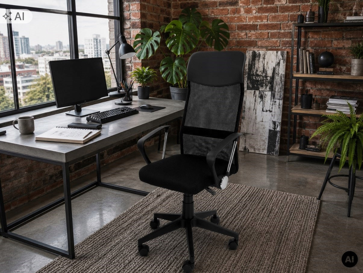 Computer office chair for work home office ZOOM black Brand Jumi