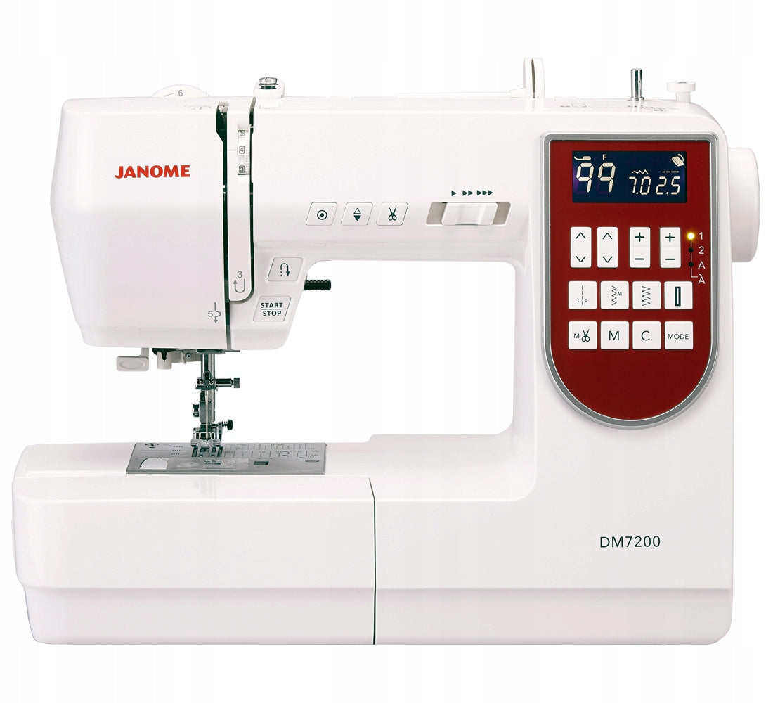 Computer sewing machine Janome DM7200 + sewing courses + freebies Brand Janome