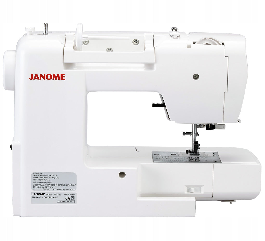 Computer sewing machine Janome DM7200 + sewing courses + freebies Number of stitches 380