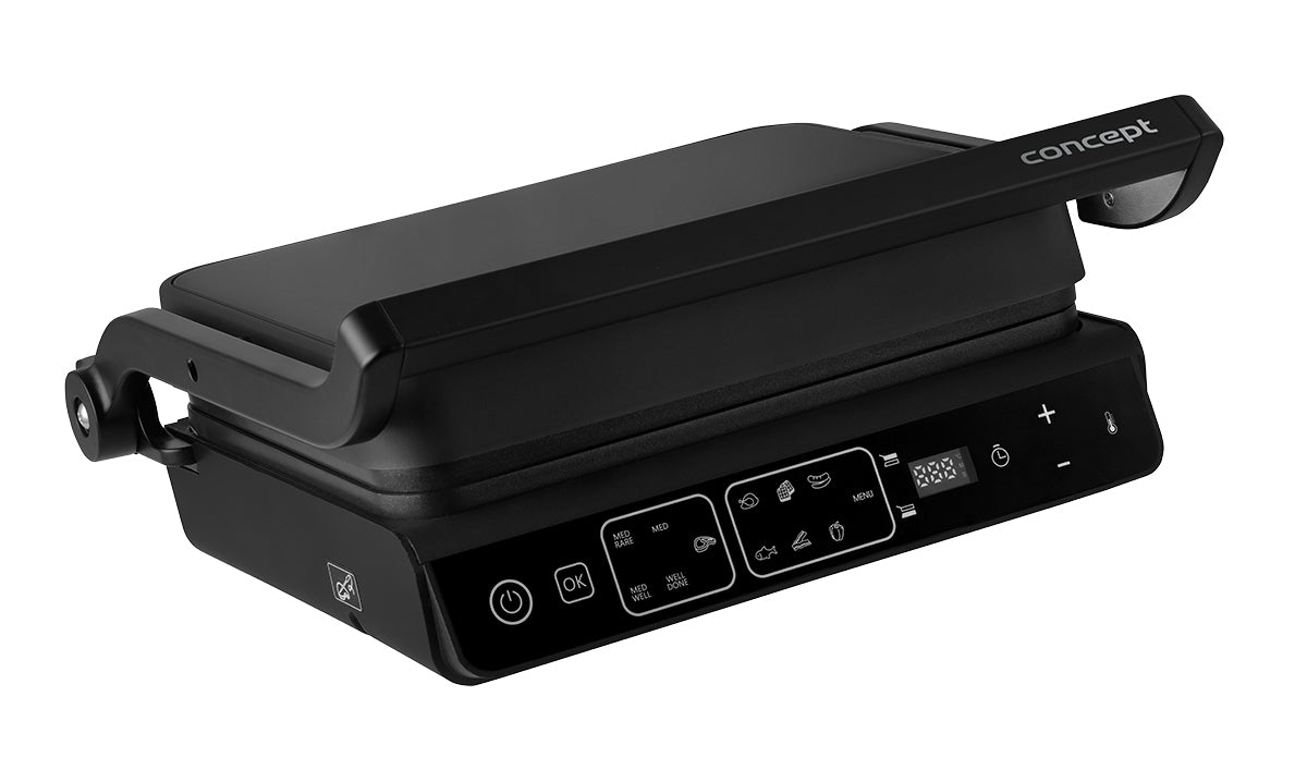 Concept Electric grill with thermoprobe GE3600 Display Control Glass Power rating 2000 W