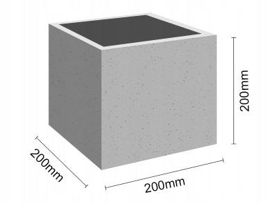 Concrete Garden Pots Architectural Concrete Brand no brand