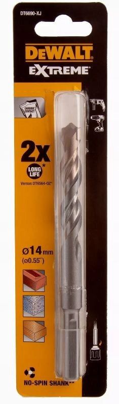 Concrete drill bit 14x150mm DT6690 DeWalt