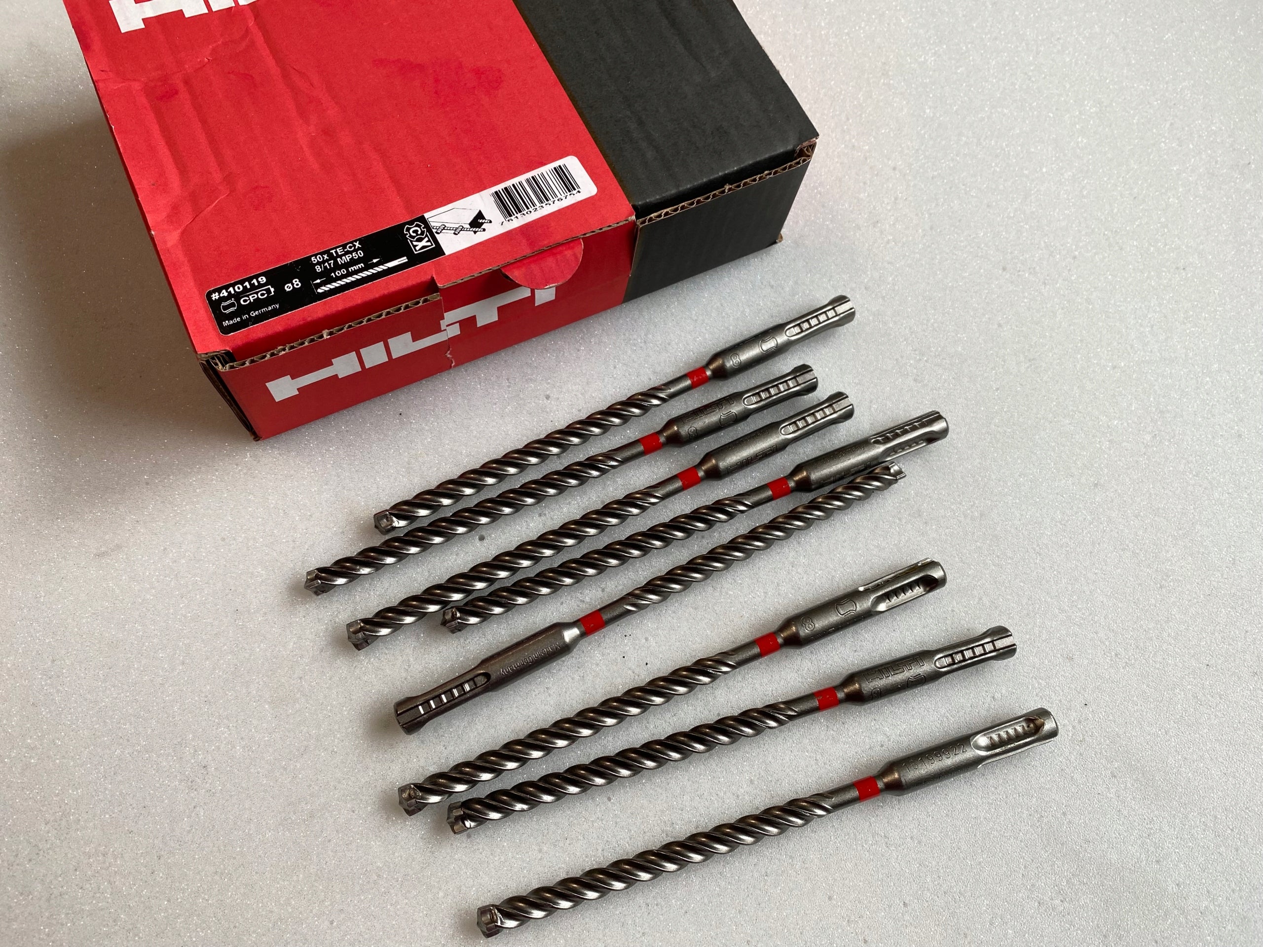 Concrete drill bit SDS Plus Hilti 8-170 mm impact for TE-CX reinforced concrete Manufacturer code #409176