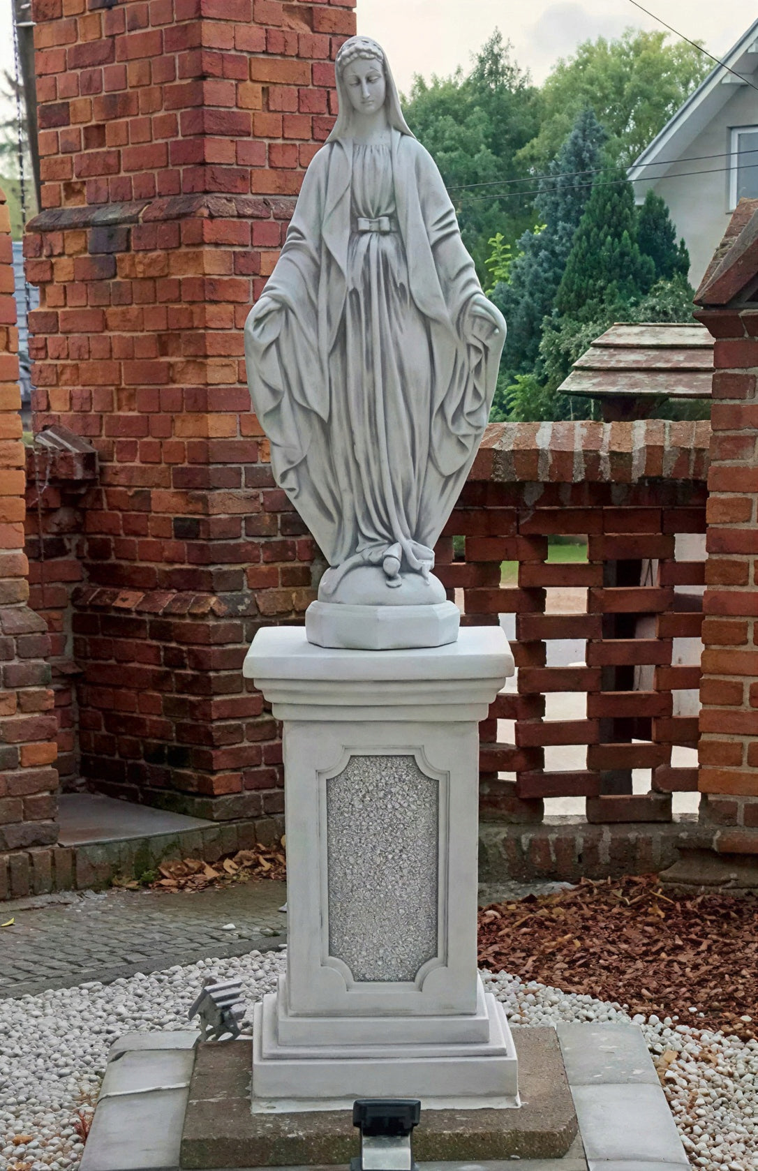 Concrete figure garden sculpture frost-resistant Our Lady of God Mary large