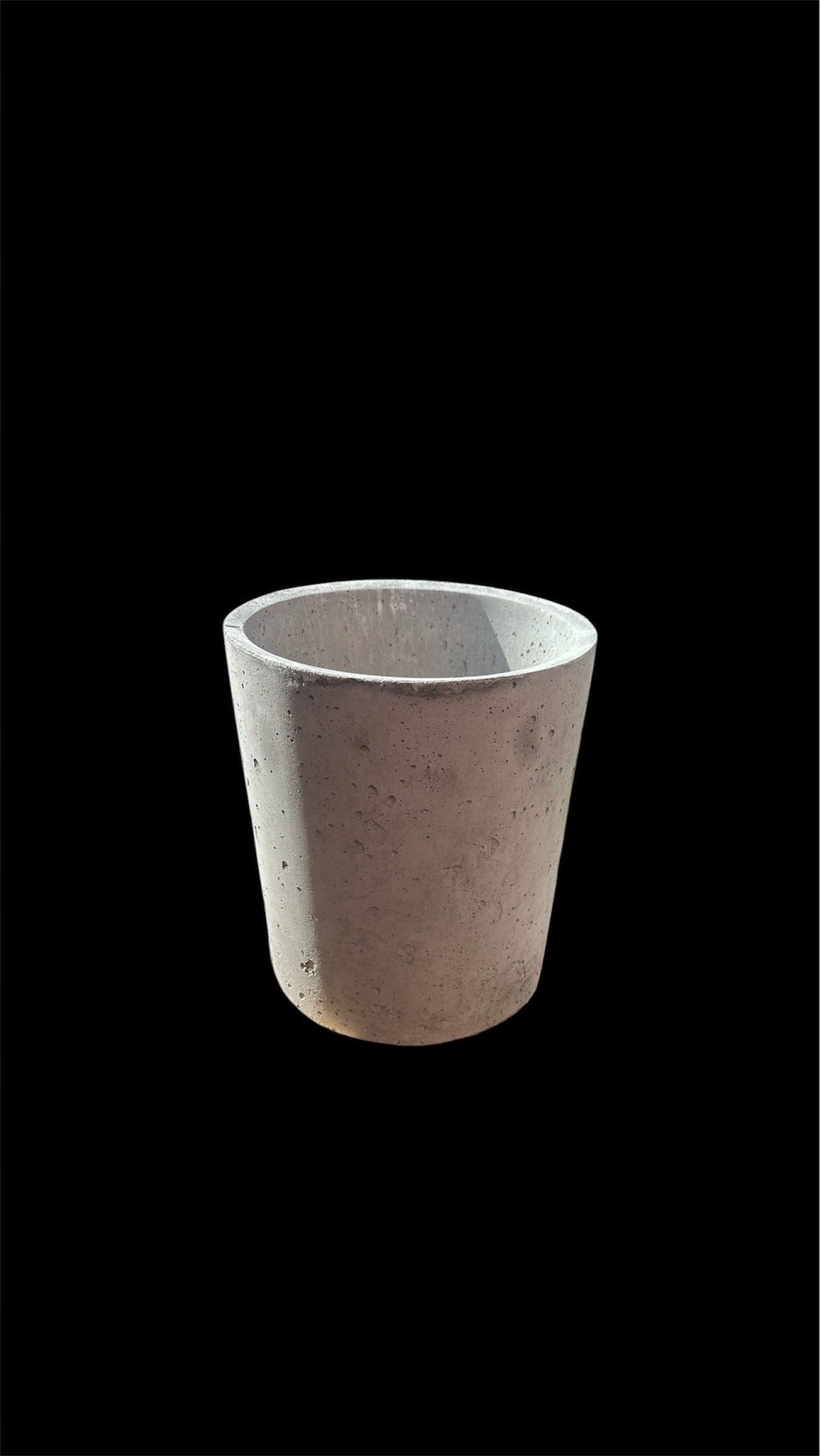 Concrete planter round architectural concrete 31x35 garden small grey Manufacturer code 1