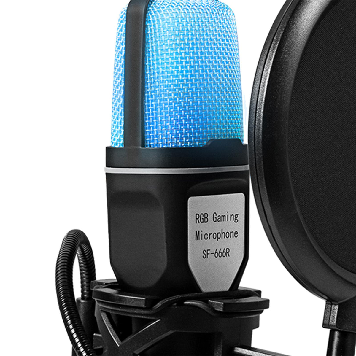 Condenser Microphone RGB Lighting USB Interface Manufacturer code DYNWAVE-77031936