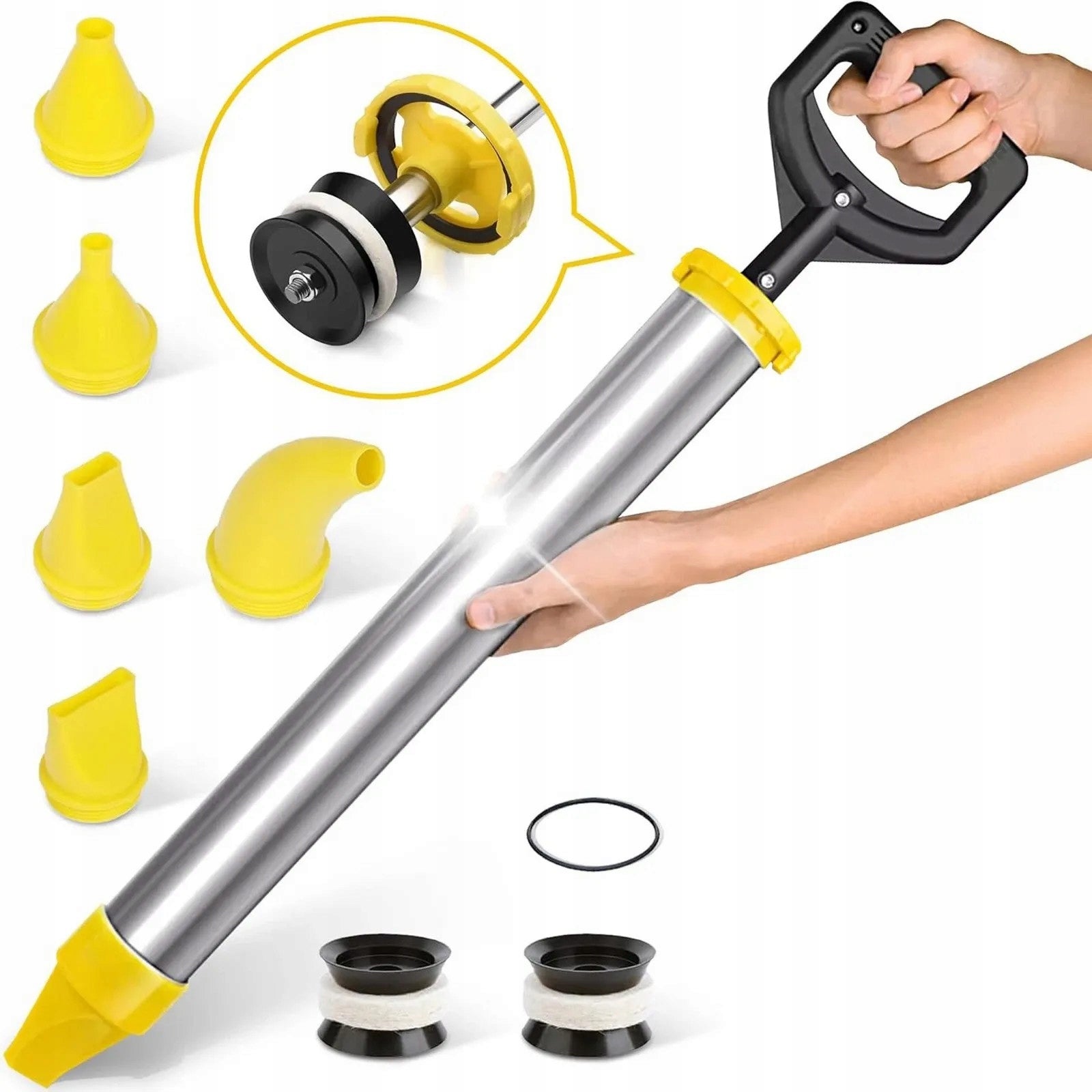 Construction Squeezer Pump SPRER SPRER HAND PUMP PLASTER MORTAR 5 NOZZLES Brand no brand