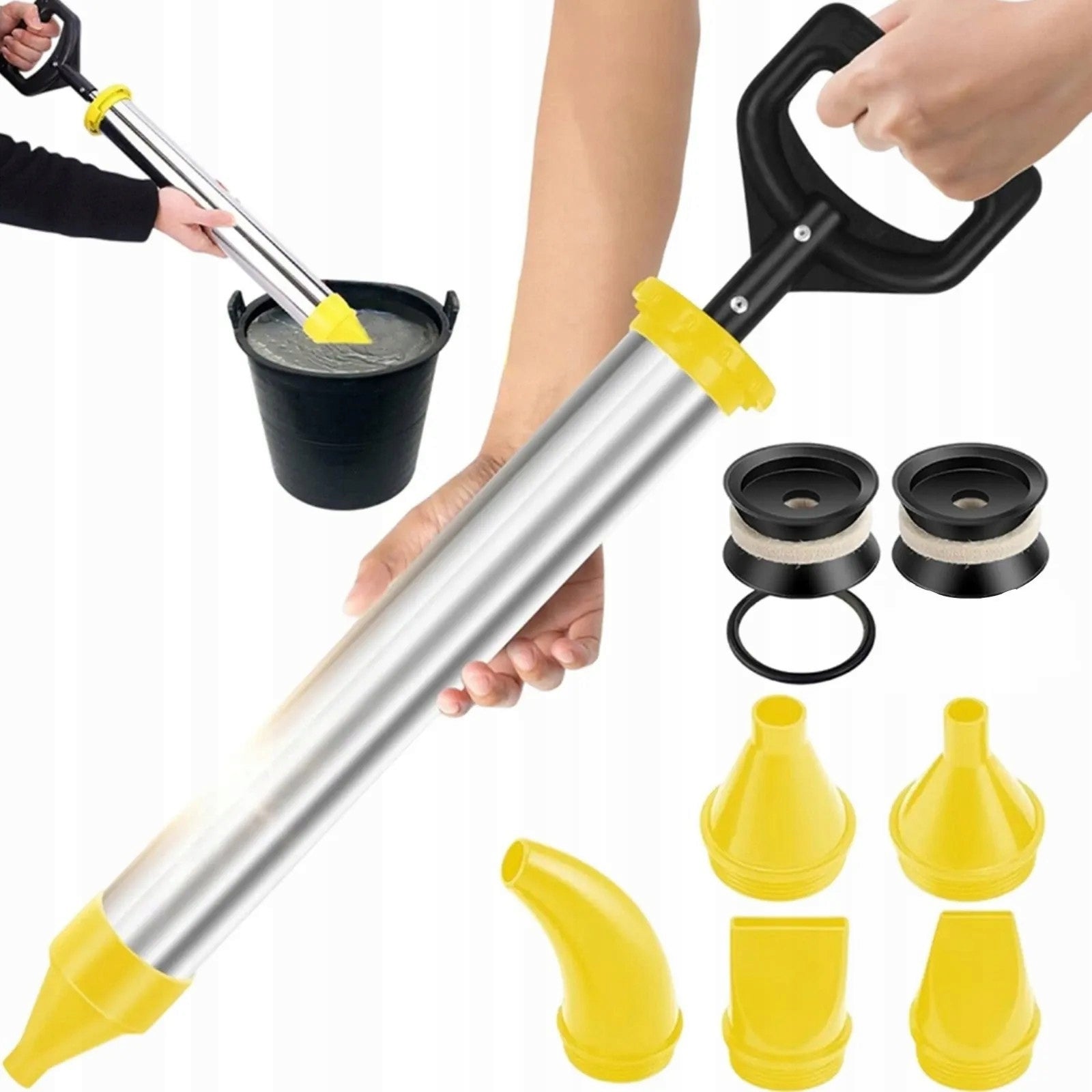 Construction Squeezer Pump SPRER SPRER HAND PUMP PLASTER MORTAR 5 NOZZLES