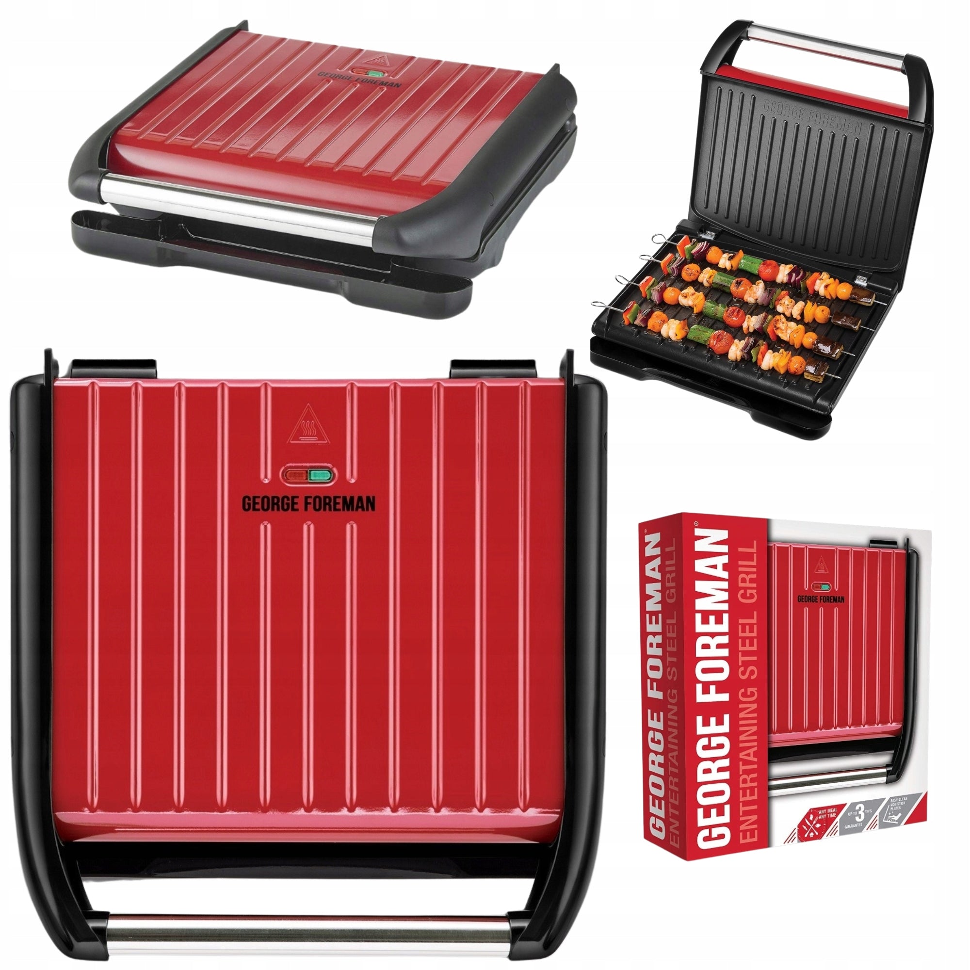 Contact GRILL ELECTRIC Toaster Large George Foreman 25050-56 1850 W