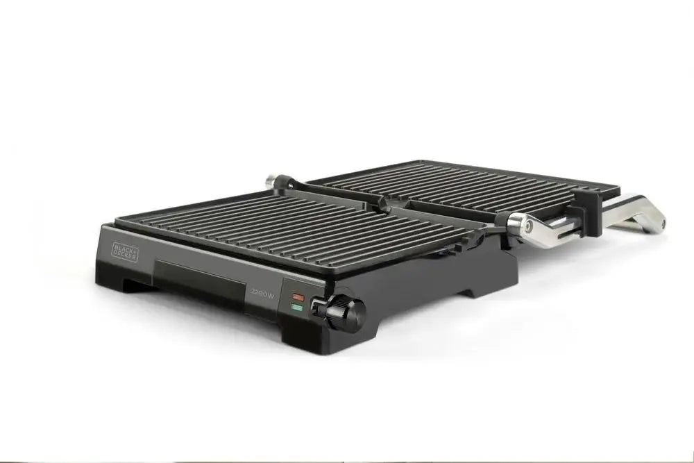 Contact electric grill Black+Decker BXGR2200E black 2200 W Dominant color black