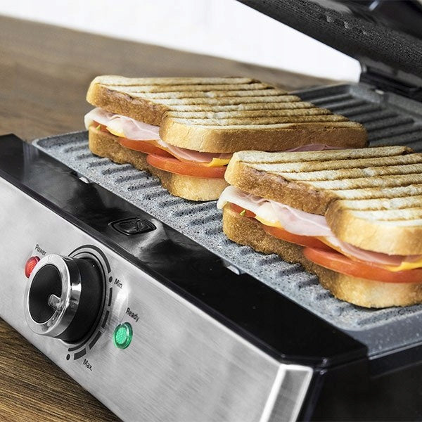 Contact electric grill Cecotec silver 2000 W See packaging. Power rating 2000 W