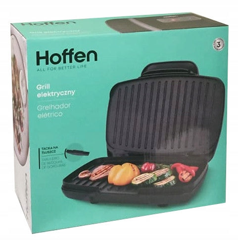 Contact electric grill Hoffen 1100 W double-sided toasting of dishes