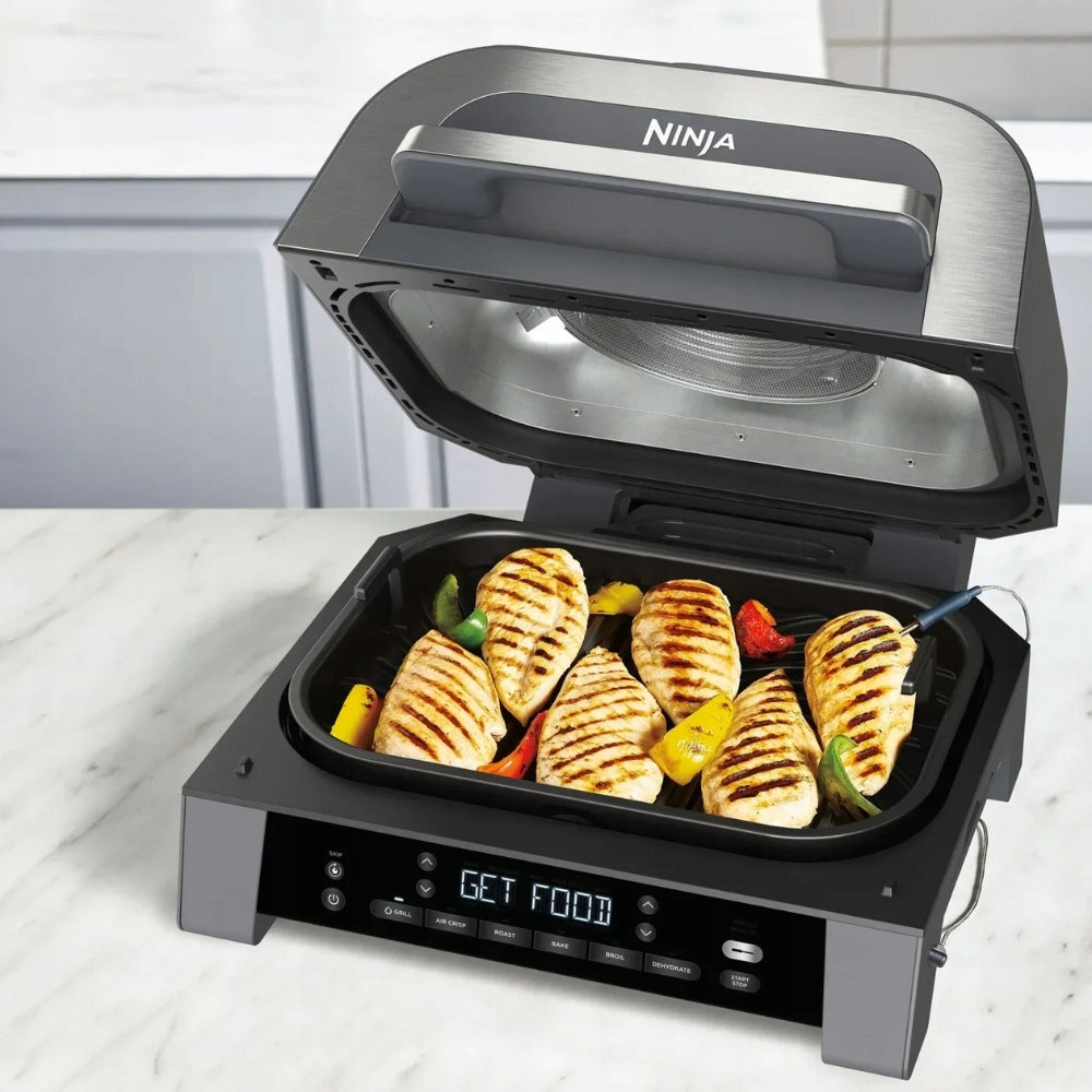 Contact electric grill Ninja DG551EU silver/grey 1760 W Model DG551EU
