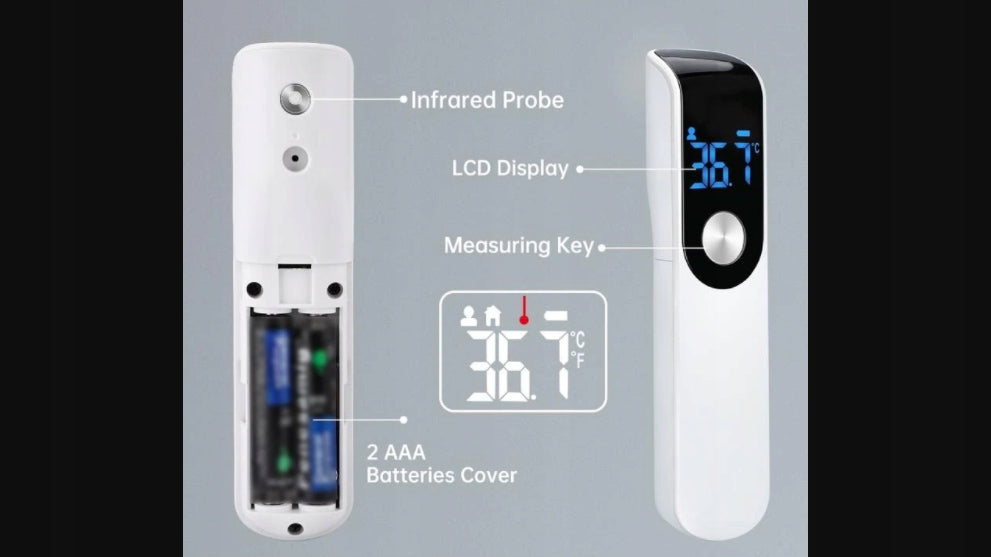 Contactless Digital Infrared Thermometer Forehead Ear Home Temple EAN (GTIN) 6921033282079