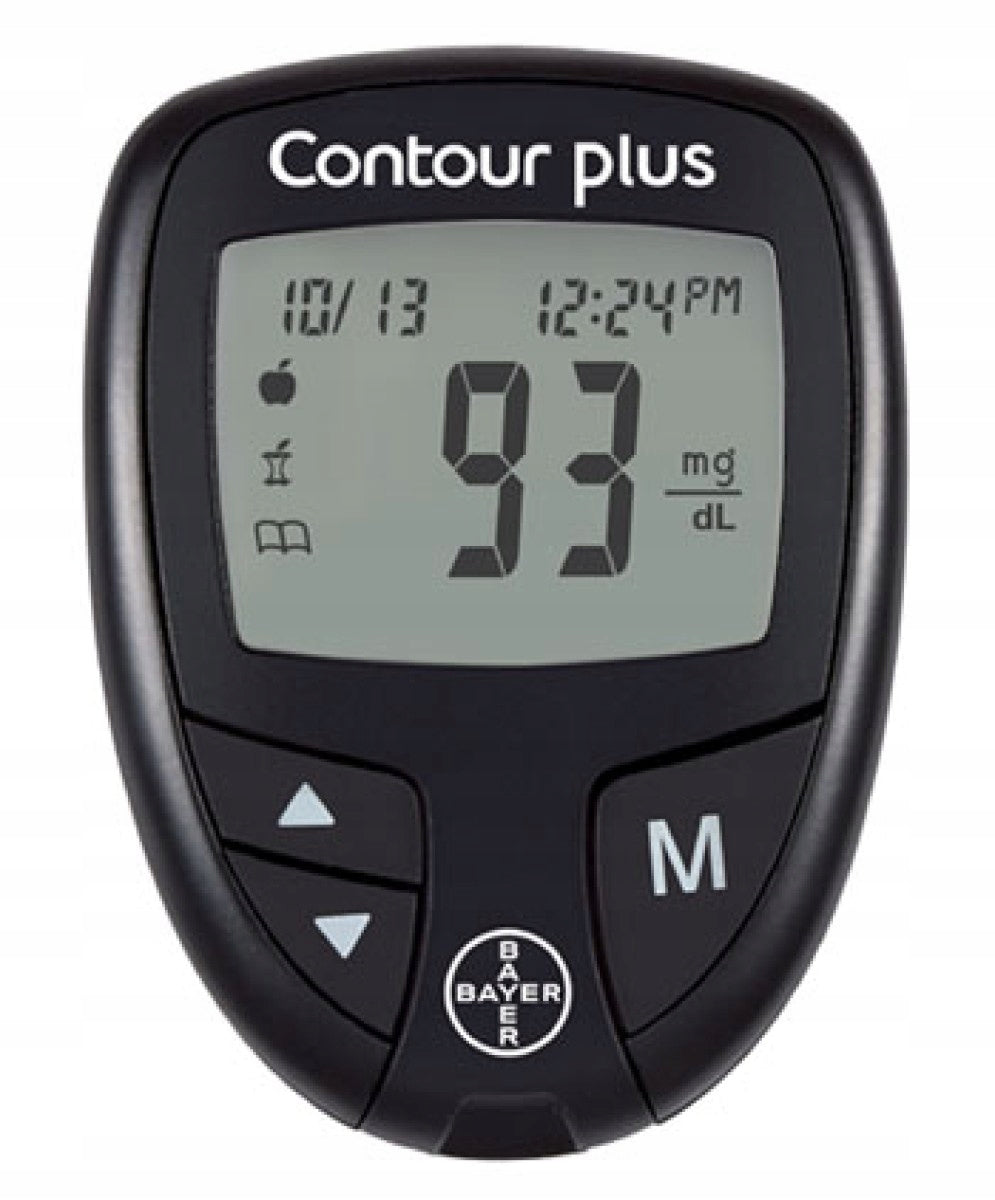 Contour Plus glucose meter + blood collection needle + test paper 50pcs Medical device yes
