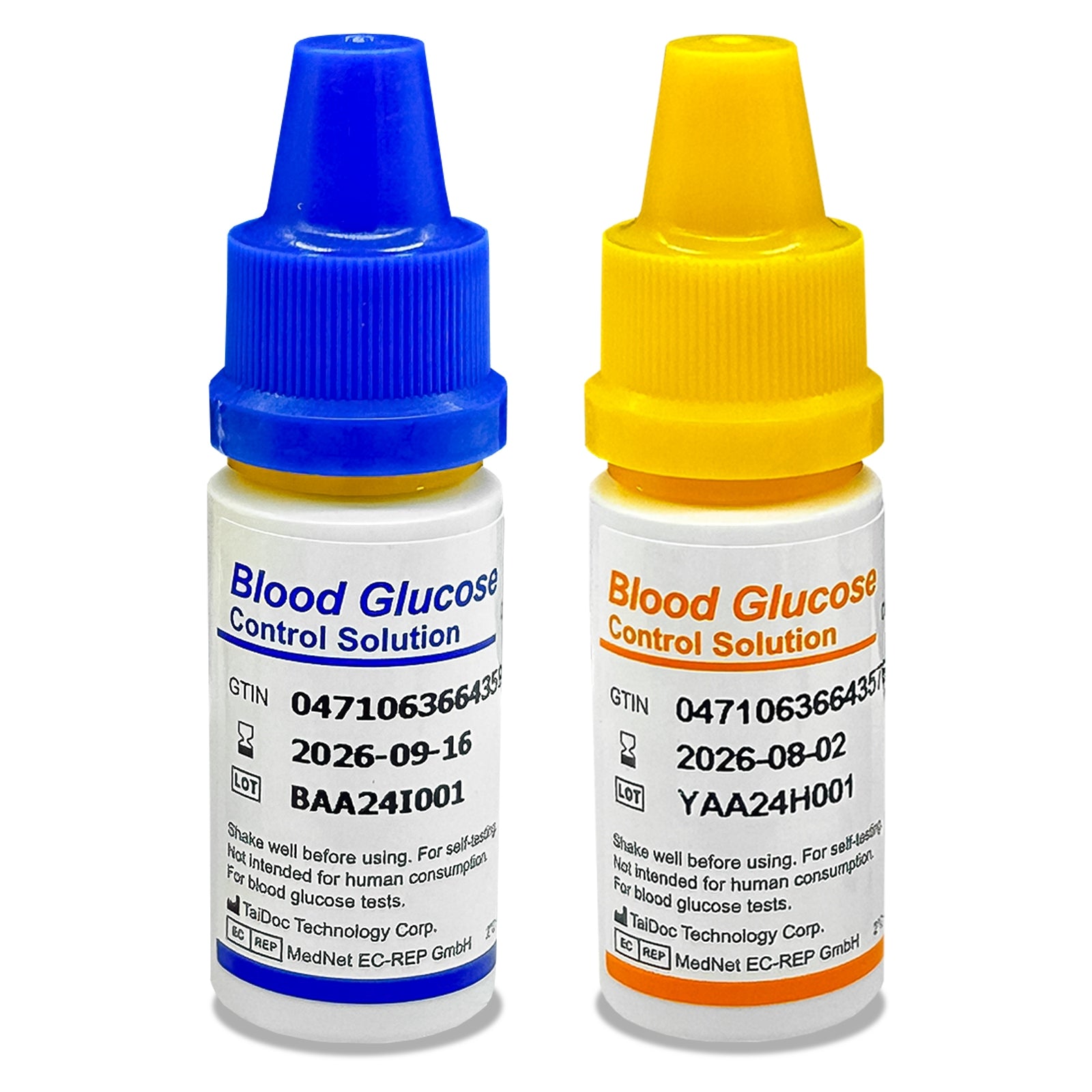 Control fluid for glucose meter Everchek High glucose concentration. 4 ml 09/26 Packaging status original