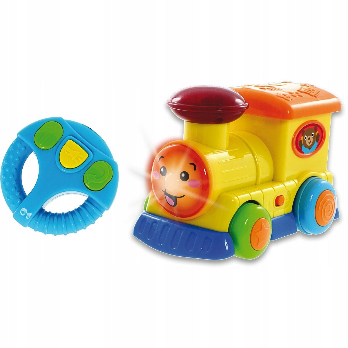 Controlled locomotive + steering wheel Winfun 001156