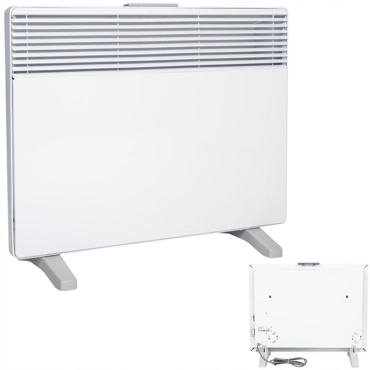 Convector Energy Saving Heater Portable White 1500W Electric