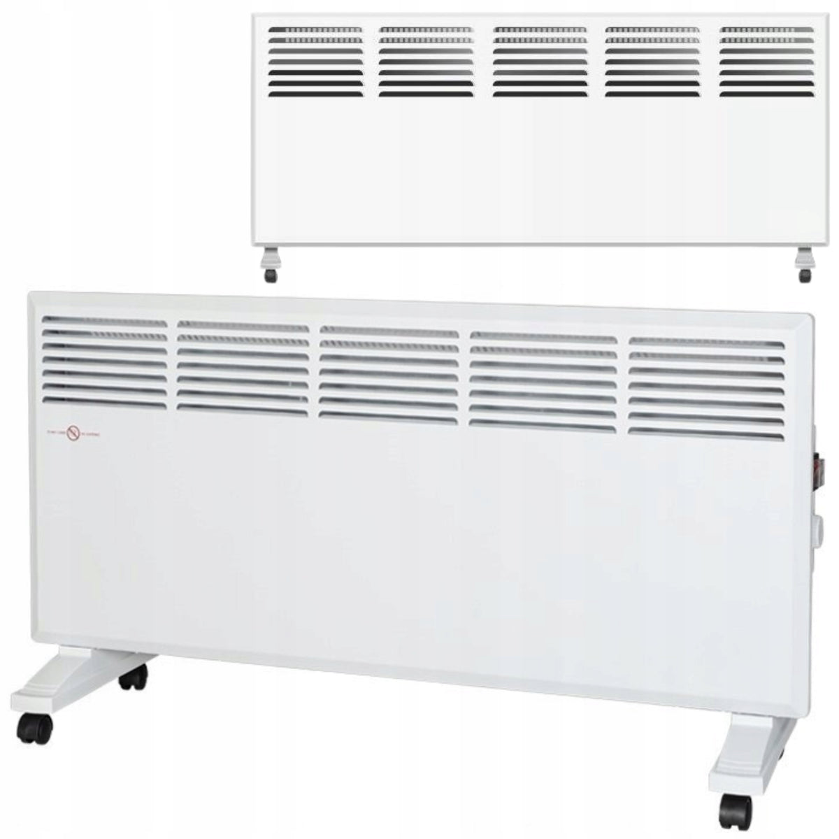 Convector Heater Energy Saving With Thermostat Portable 2500W White