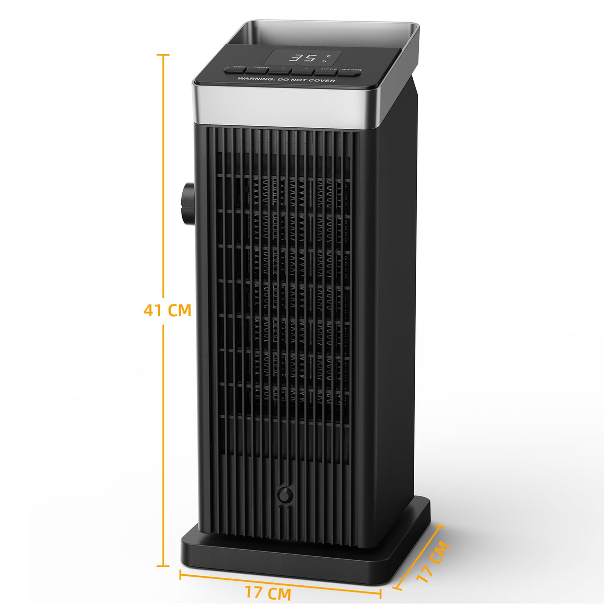 Convector Heater with Remote Control 2000 W black Brand no brand