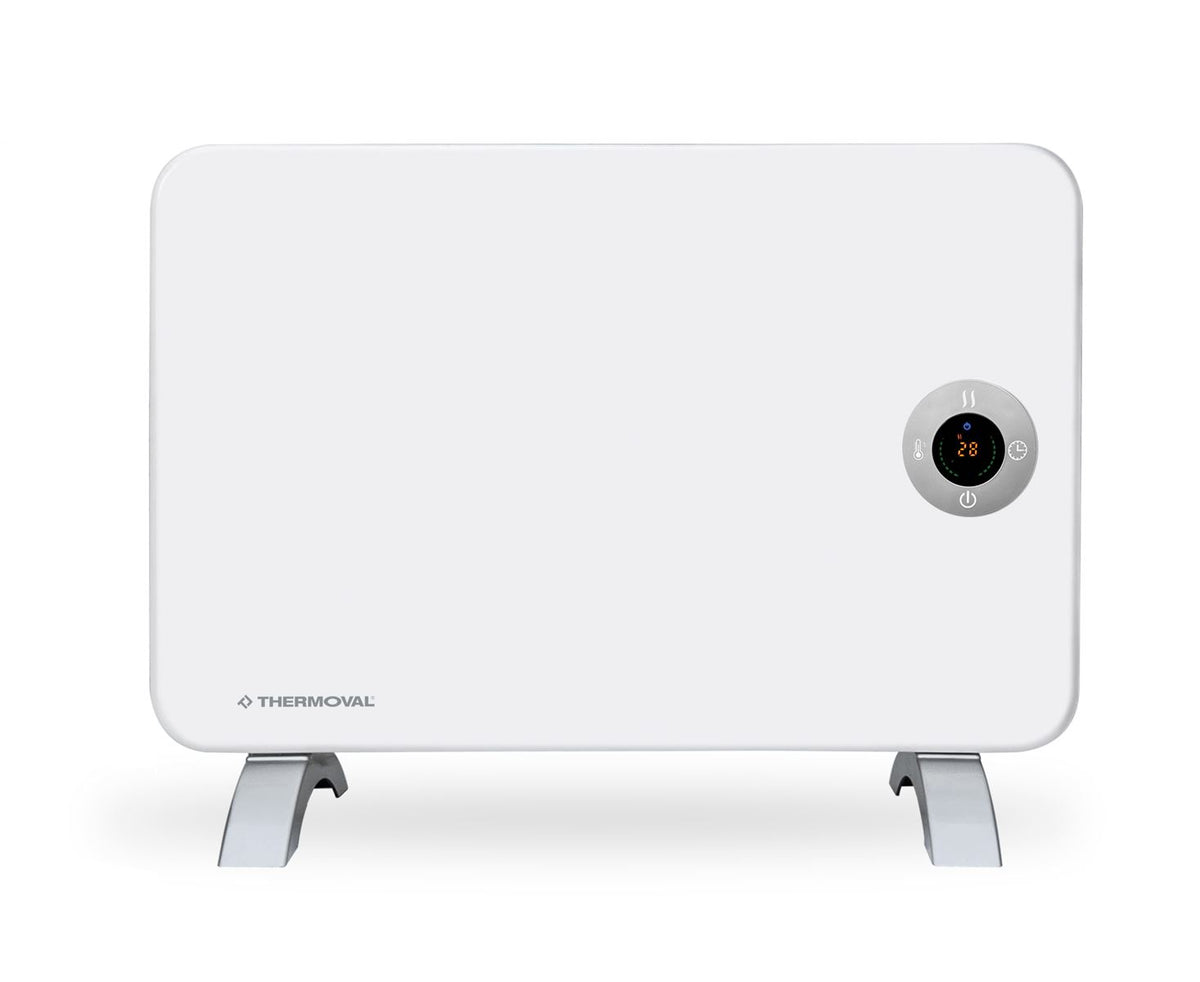 Convector heater 1500W WiFi IP24 with LCD timer 24h white T19 Thermoval
