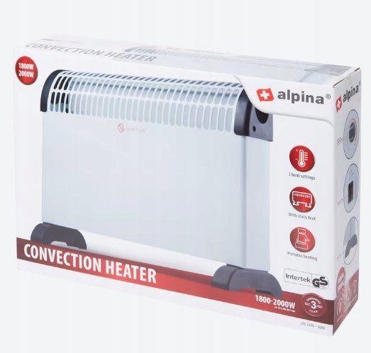 Convector heater Alpina 1800-2000W 220-240V