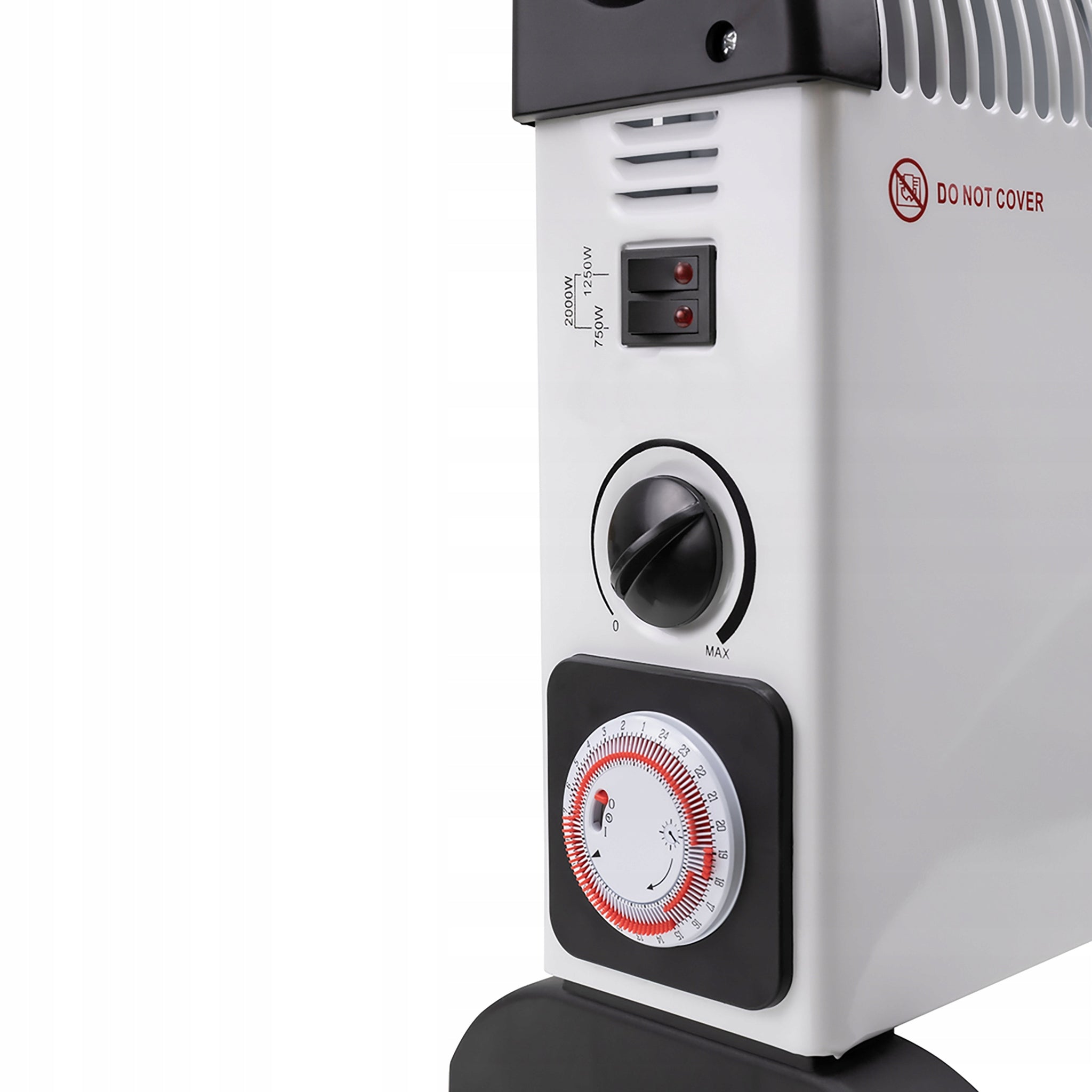 Convector heater HL200 2000 W heating earths, handles, up to 25M / miweba Brand Heidenfeld