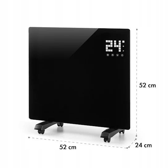 Convector heater Klarstein 1000 W black Packaging status original