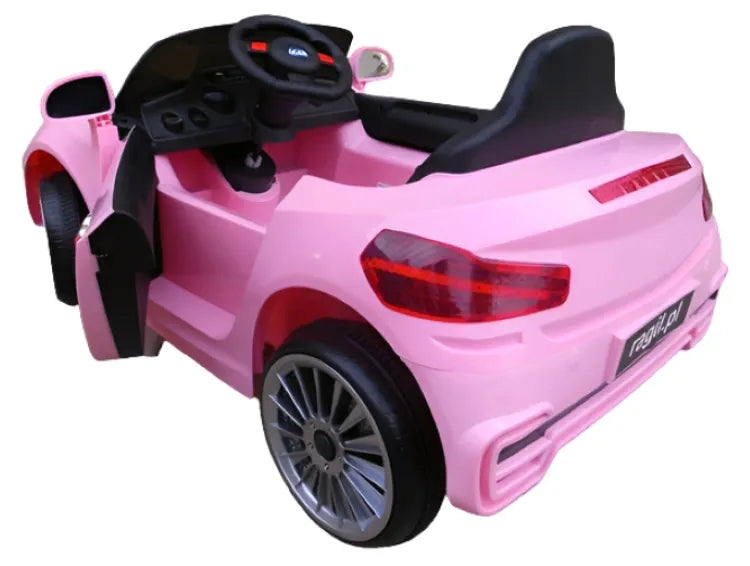 Convertible B14 pink car for battery Kid's age 12+ months