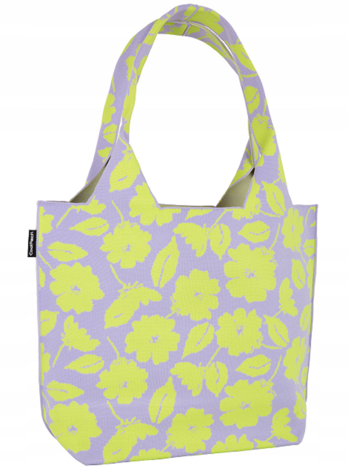 CoolPack Youth school bag beach shoper A4 flowers light roomy