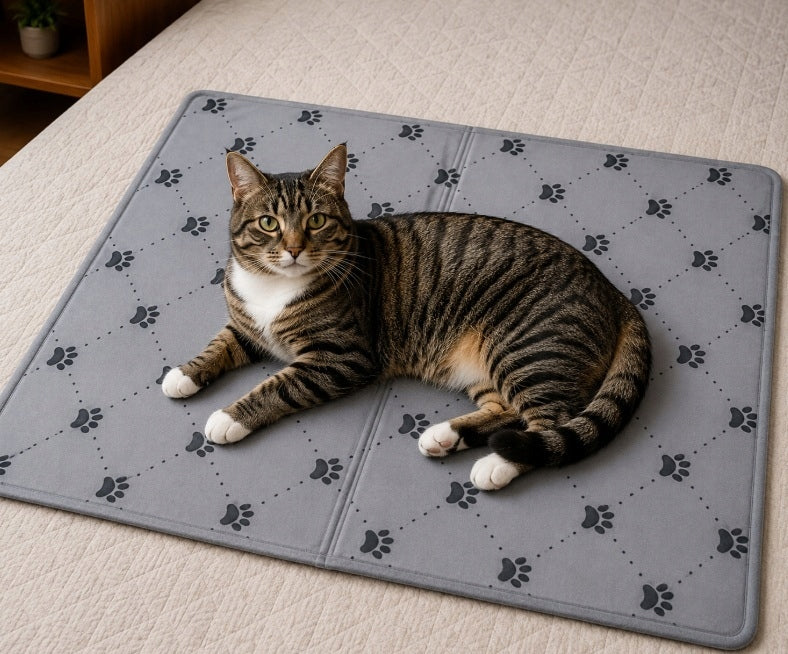 Cooling Mat for Dog and Cat 60x40 cm Gel Waterproof Bed ROMEO Brand Romeo