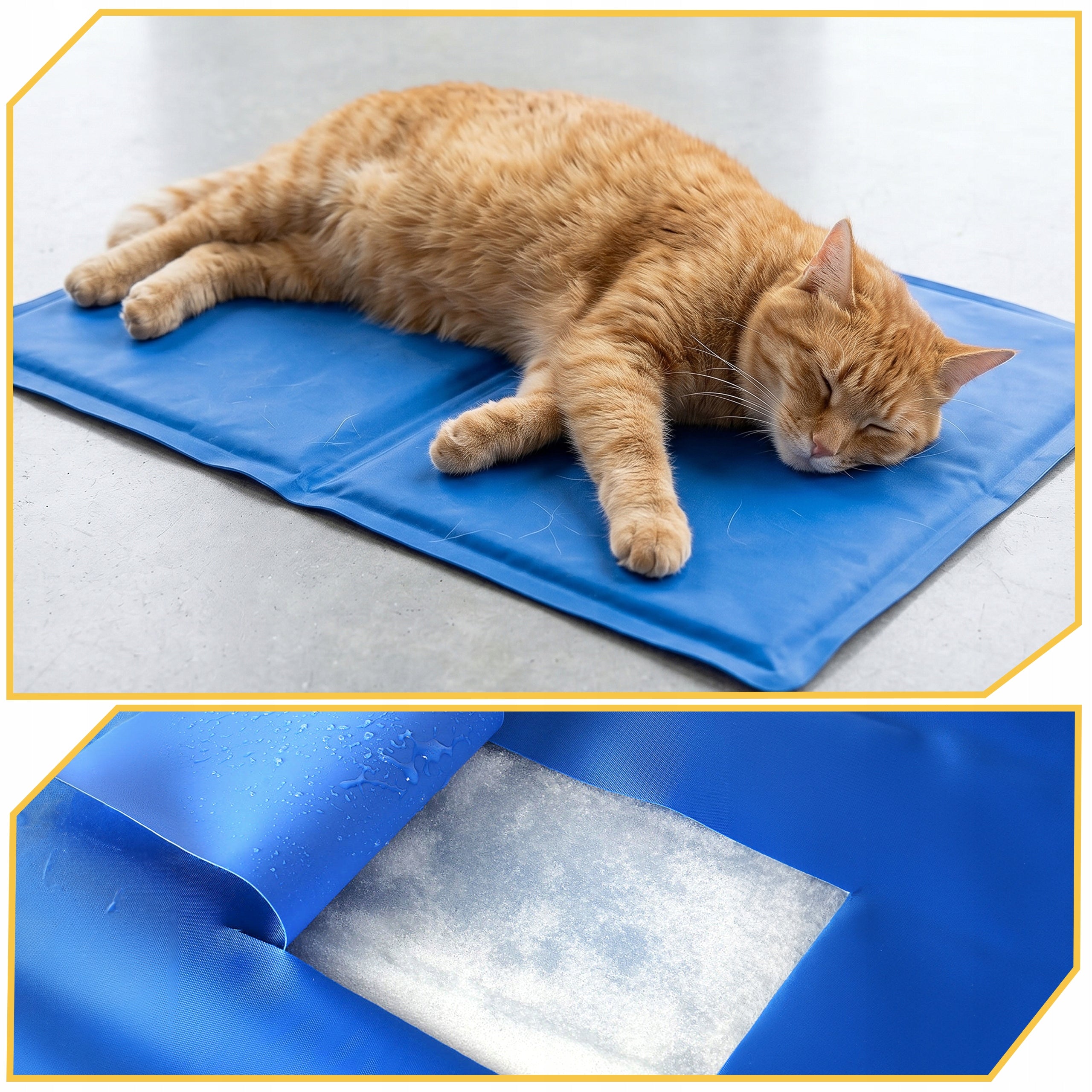 Cooling mat for rabbit cat dog seat car bed 40x50cm Manufacturer code Mata chłodząca dla psa kota