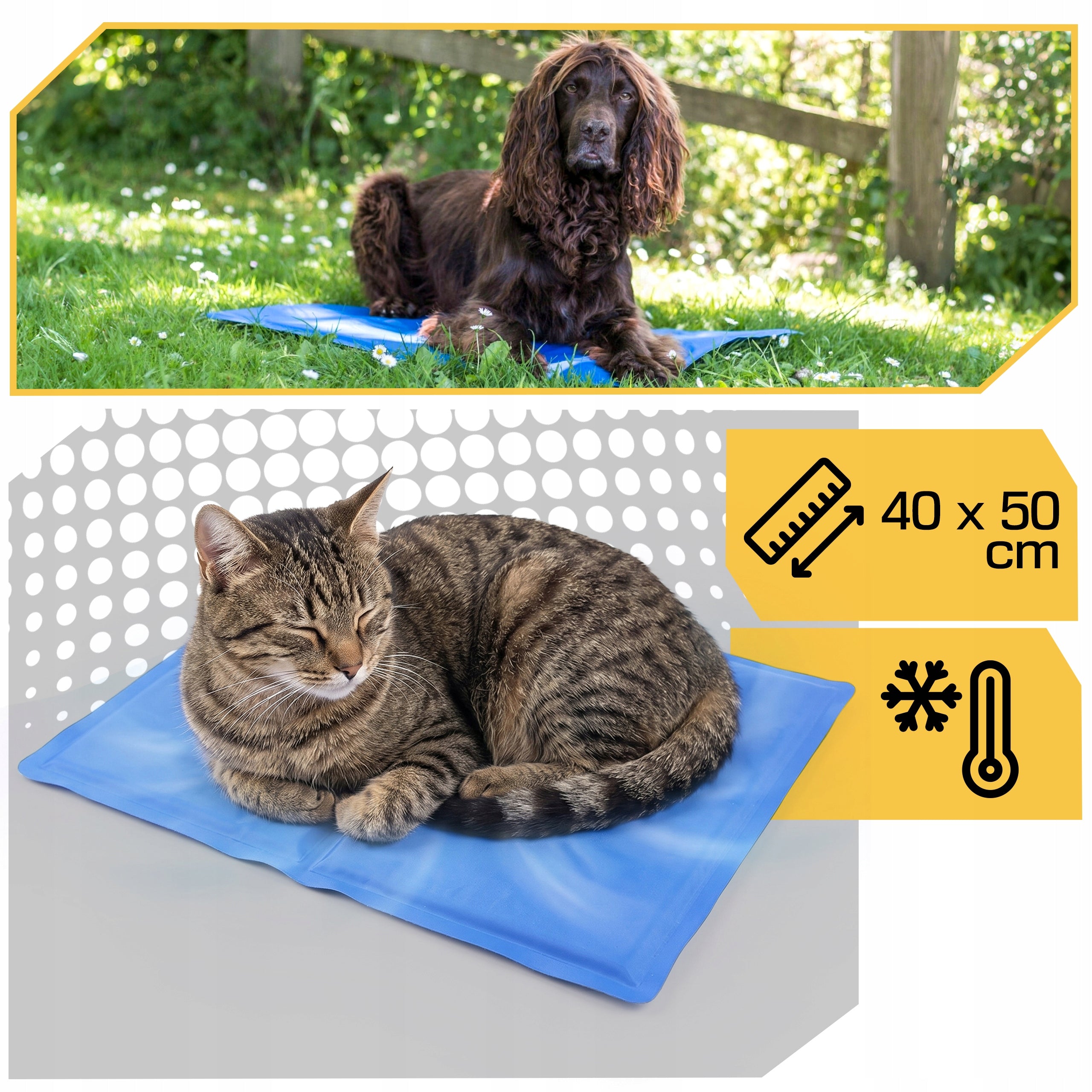 Cooling mat for rabbit cat dog seat car bed 40x50cm Packaging status original