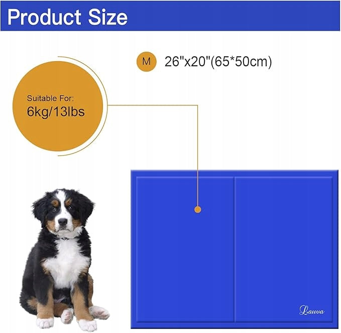 Cooling mat gel folding cat dog bed 65x50 cm EAN (GTIN) 5906521087580
