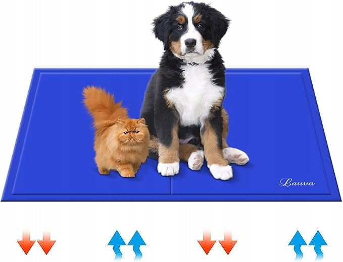 Cooling mat gel folding cat dog bed 65x50 cm