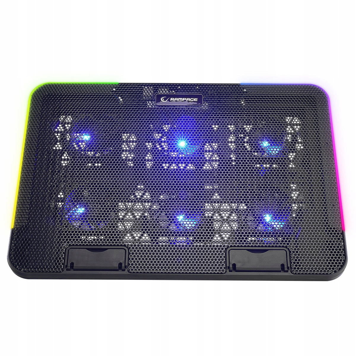 Cooling stand for laptop Rampage Sixpower R9 RGB adjustable USB HUB Manufacturer code SIXPOWER R9