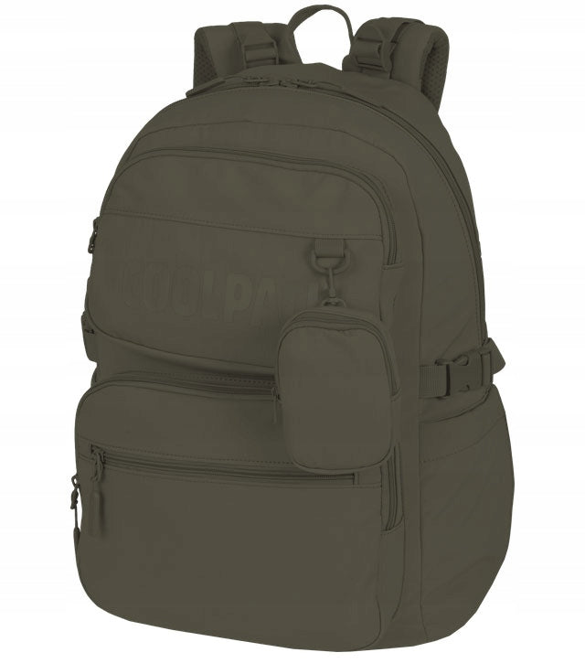 Coolpack Lark Olive Youth School Backpack roomy laptop pocket Packaging status original