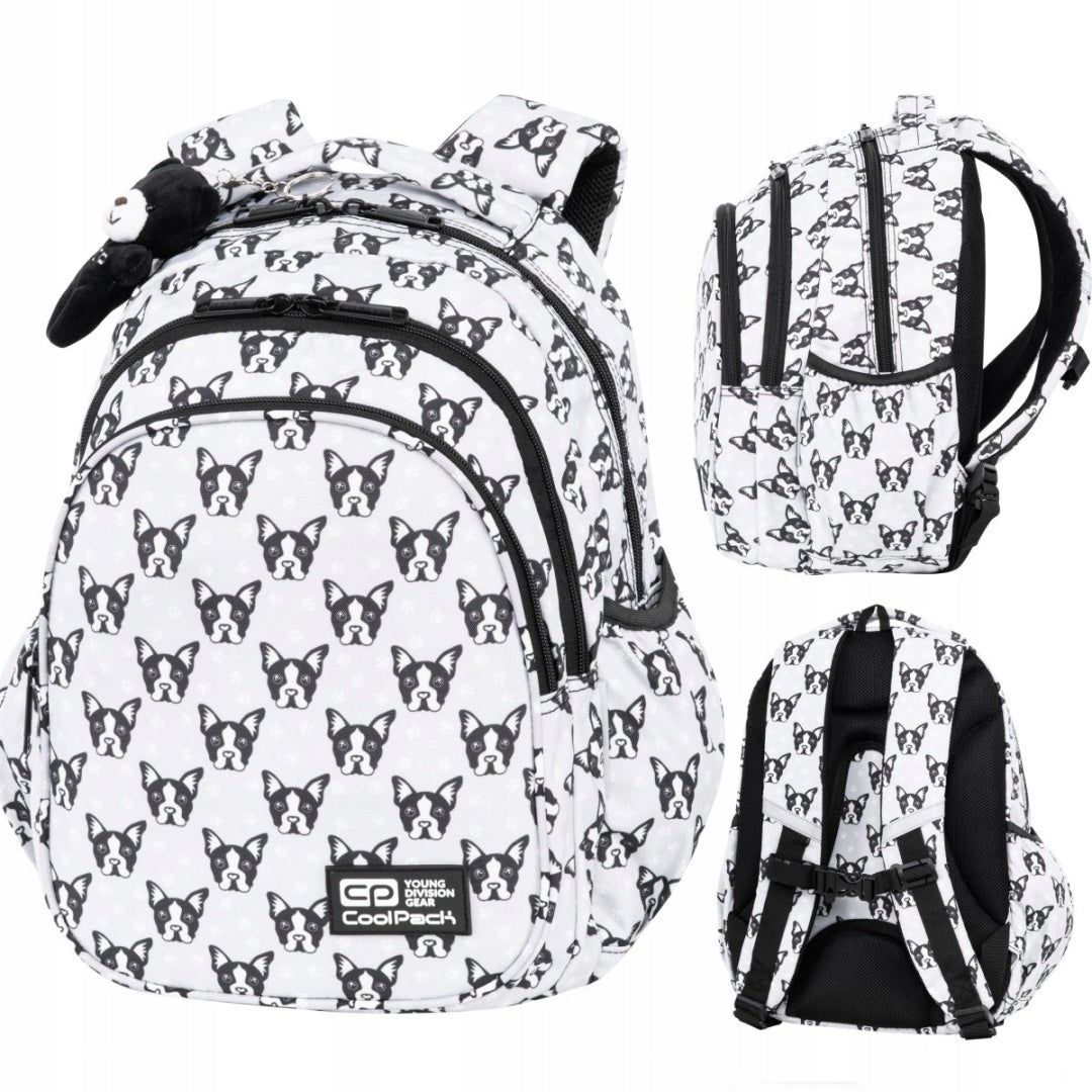 Coolpack School Backpack for Classes 1-3 Jerry French Bulldogs C29247