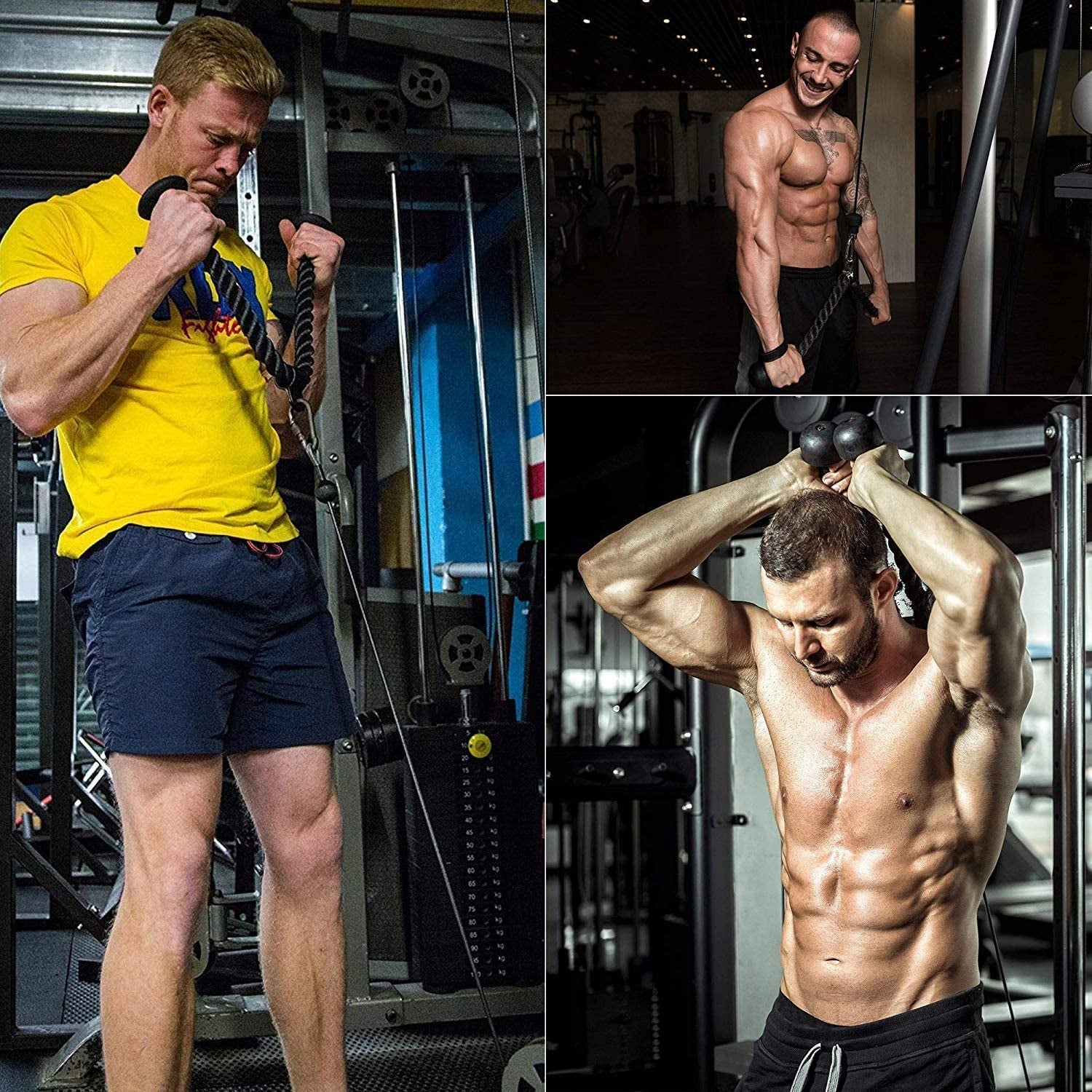 Cord Rope Holder for Upper Lower Atlas Lift for Triceps up to 200kg MOC Manufacturer code UCHWYTY DO WYCIĄGU NA SIŁOWNIE DOLNEGO GÓRNEG