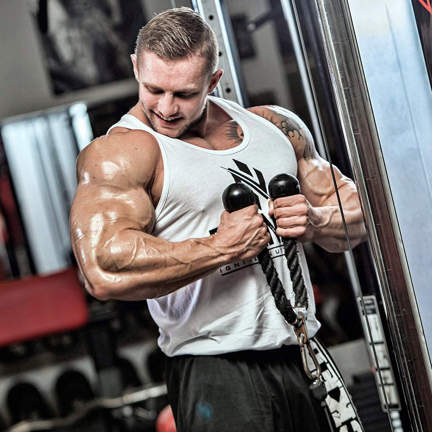 Cord Rope Holder for Upper Lower Atlas Lift for Triceps up to 200kg MOC Packaging status original