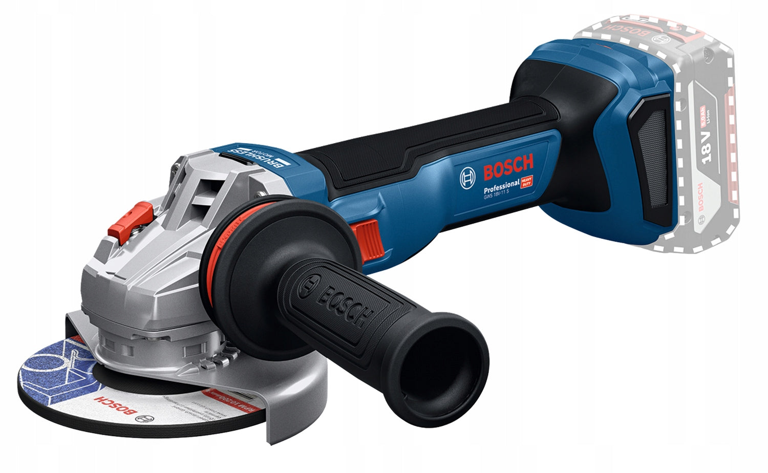 Cordless Angle Grinder 18V BOSCH GWS 18V-11 S Body Brand Bosch
